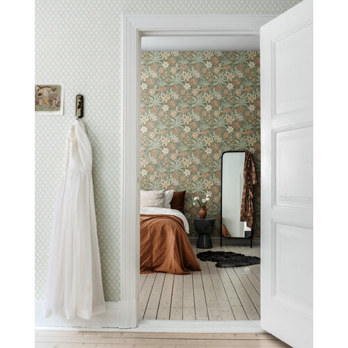 Dutch Wallcoverings Fagelsang - Trevor White/Green