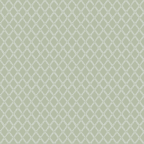 Dutch Wallcoverings Fagelsang - Trevor Green/White