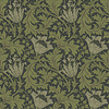 Dutch Wallcoverings Hidden Treasures - Anemone Grn/Zwart