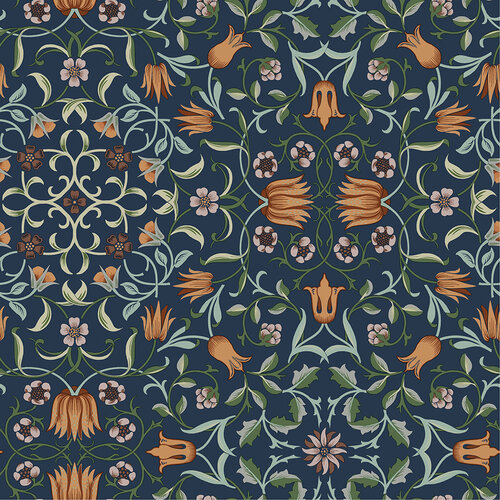 Dutch Wallcoverings Hidden Treasures - Holland Park Bl/Rd