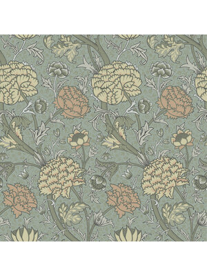 Dutch Wallcoverings Hidden Treasures - Cray Turquoise