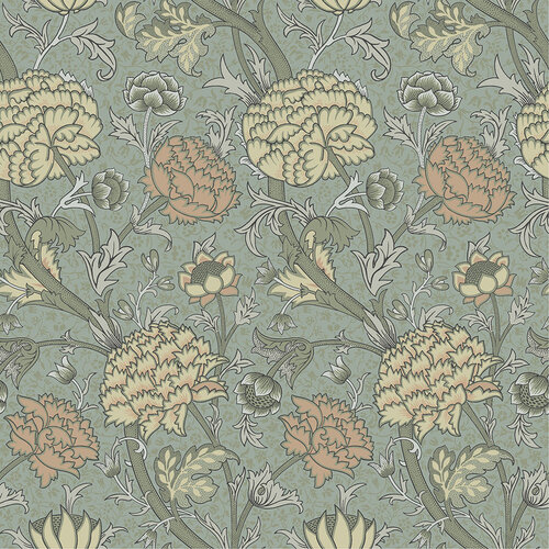 Dutch Wallcoverings Hidden Treasures - Cray Turquoise
