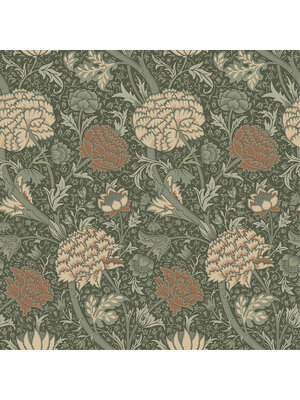 Dutch Wallcoverings Hidden Treasures - Cray Rood/Groen