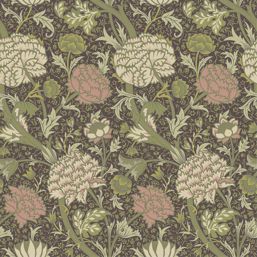 Dutch Wallcoverings Hidden Treasures - Cray Groen/Roze
