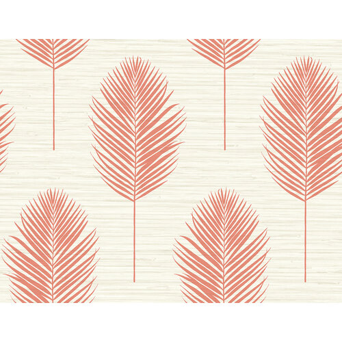 Dutch Wallcoverings Inlay Bali Fern Beige/Coral Dutch Wallcoverings Inlay Bali Fern Beige/Coral