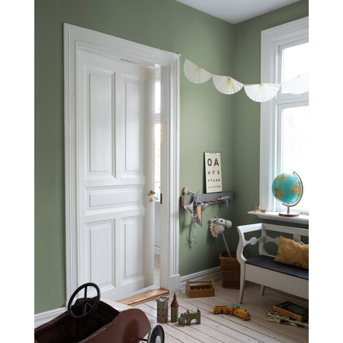 Dutch Wallcoverings Kulör - Uni Sage Dutch Wallcoverings Kulör - Uni Sage