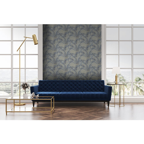 Dutch Wallcoverings Pavone - Palmaria Azure