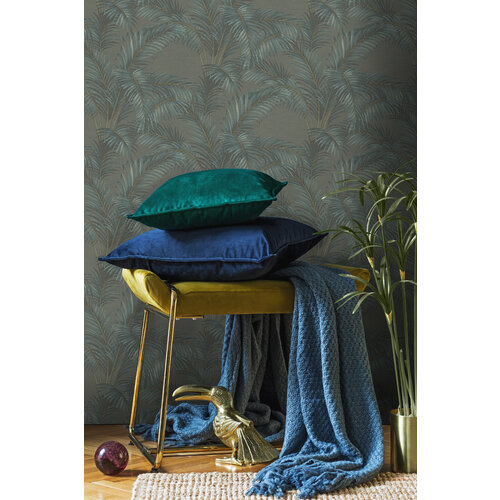 Dutch Wallcoverings Pavone - Palmaria Teal