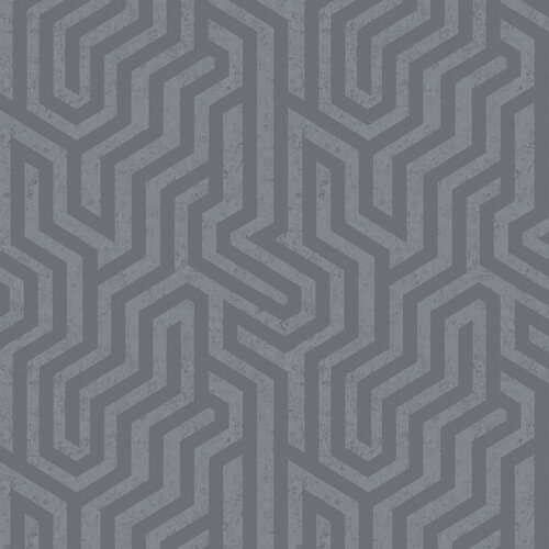 Dutch Wallcoverings Pavone - Riviera Platinum Blue