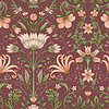 Dutch Wallcoverings FC Xanadu- Emiliana Maroon - 91470