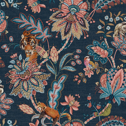 Dutch Wallcoverings Xanadu - Zari Navy