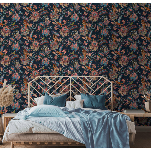 Dutch Wallcoverings Xanadu - Zari Navy