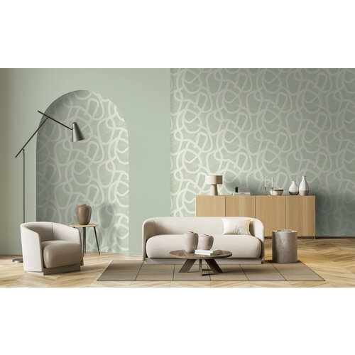 Dutch Wallcoverings Xanadu - Moleta Sage Dutch Wallcoverings Xanadu - Moleta Sage