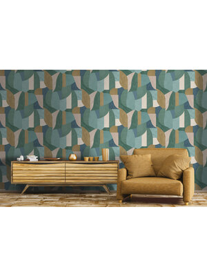 Dutch Wallcoverings Xanadu - Ennedi Teal
