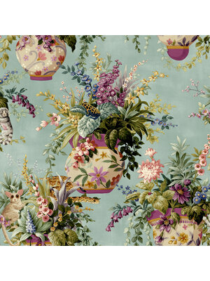 Dutch Wallcoverings FC Xanadu- Rivara Soft Teal - 91522