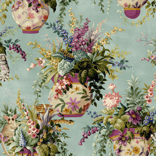 Dutch Wallcoverings Xanadu - Rivara Soft Teal