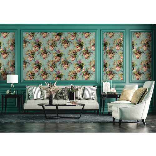 Dutch Wallcoverings Xanadu - Rivara Soft Teal