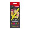Bruynzeel Highlighters - 4 kleuren - neon