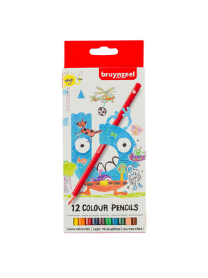 Bruynzeel Kids 12 Kleurpotloden Bruynzeel Kids 12 Kleurpotloden