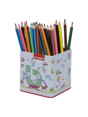 Bruynzeel Super kleurpotloden blik - 60 stuks Bruynzeel Super kleurpotloden blik - 60 stuks