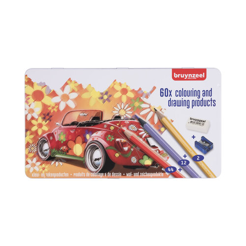 Bruynzeel Super Sixties Kever blik - 60 stuks Bruynzeel Super Sixties Kever blik - 60 stuks