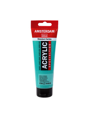 Royal Talens Acrylverf -  120 ml - Metallicgroen 836