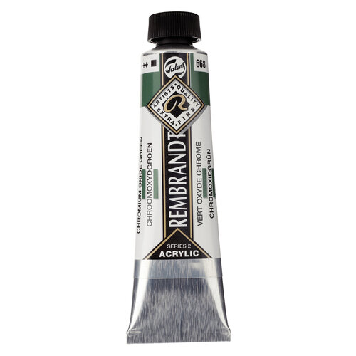 Rembrandt Acrylverf Tube 40 ml - Chroomoxydgroen 668 Rembrandt Acrylverf Tube 40 ml - Chroomoxydgroen 668