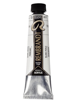 Rembrandt Acrylverf Tube 40 ml - Parelwit 817 Rembrandt Acrylverf Tube 40 ml - Parelwit 817