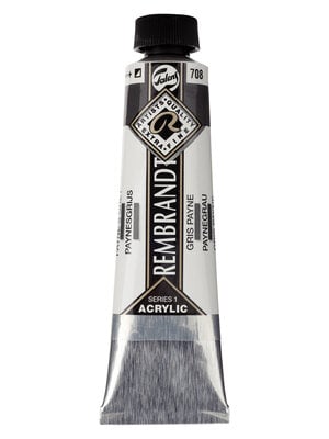Rembrandt Acrylverf - 40 ml - Paynesgrijs 708 Rembrandt Acrylverf - 40 ml - Paynesgrijs 708
