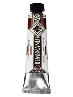 Rembrandt Acrylverf - 40 ml - Transparantoxydrood 378