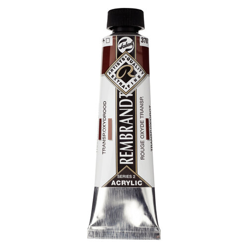 Rembrandt Acrylverf Tube 40 ml - Transparantoxydrood 378