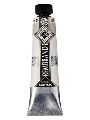 Rembrandt Acrylverf - 40 ml - Zilver 800