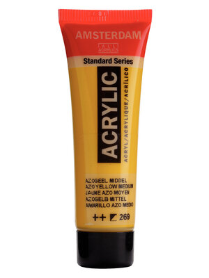 Royal Talens Amsterdam Standard Series Acrylverf Tube 20 ml - Azogeel Middel 269