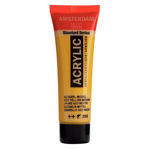 Royal Talens Amsterdam Standard Series Acrylverf Tube 20 ml - Azogeel Middel 269