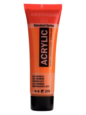 Royal Talens Amsterdam Standard Series Acrylverf Tube 20 ml - Azo-Oranje 276 Royal Talens Amsterdam Standard Series Acrylverf Tube 20 ml - Azo-Oranje 276
