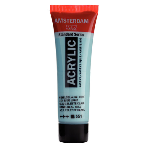 Royal Talens Amsterdam Standard Series Acrylverf Tube 20 ml - Hemelsblauw Licht 551