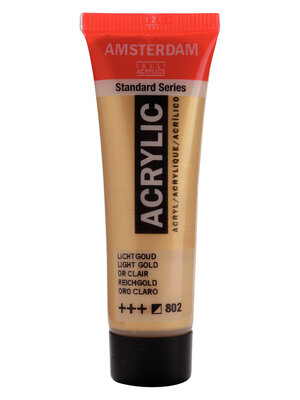 Royal Talens Amsterdam Standard Series Acrylverf Tube 20 ml - Lichtgoud 802
