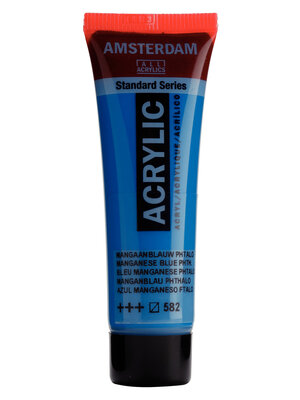 Royal Talens Amsterdam Standard Series Acrylverf Tube 20 ml - Mangaanblauw Phtalo 582