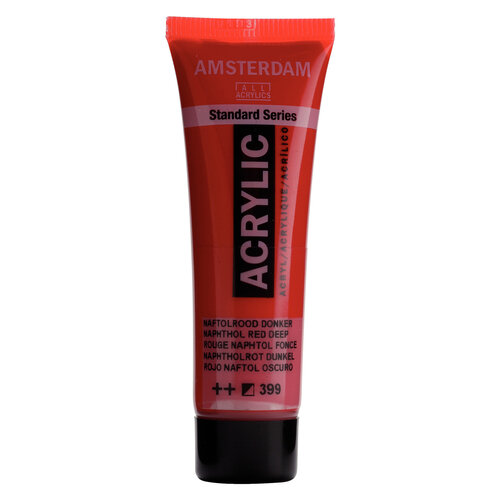 Royal Talens Amsterdam Standard Series Acrylverf Tube 20 ml - Naftolrood Donker 399
