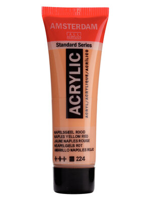 Royal Talens Amsterdam Standard Series Acrylverf Tube 20 ml - Napelsgeel Rood 224