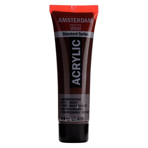 Royal Talens Amsterdam Standard Series Acrylverf Tube 20 ml - Omber Gebrand 409