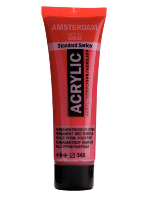 Royal Talens Acrylverf -  20 ml - Permanentrood Purper 348