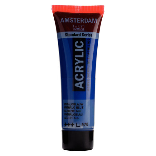 Royal Talens Amsterdam Standard Series Acrylverf Tube 20 ml - Phtaloblauw 570