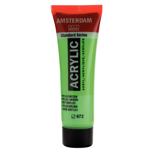 Royal Talens Amsterdam Standard Series Acrylverf Tube 20 ml - Reflexgroen 672