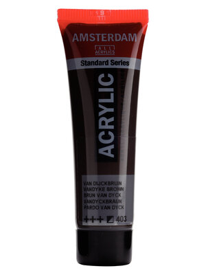 Royal Talens Acrylverf -  20 ml - Van Dijckbruin 403