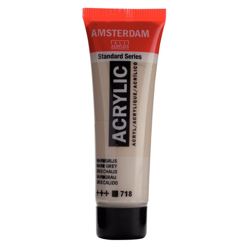 Royal Talens Amsterdam Standard Series Acrylverf Tube 20 ml - Warmgrijs 718