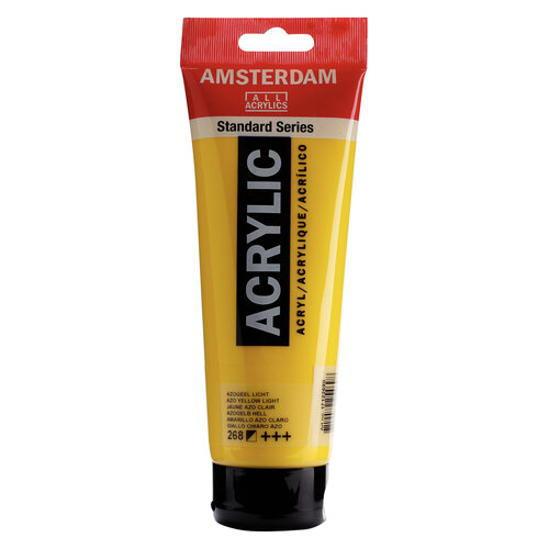 Royal Talens Amsterdam Standard Series Acrylverf Tube 250 ml - Azogeel Licht 268 Royal Talens Amsterdam Standard Series Acrylverf Tube 250 ml - Azogeel Licht 268