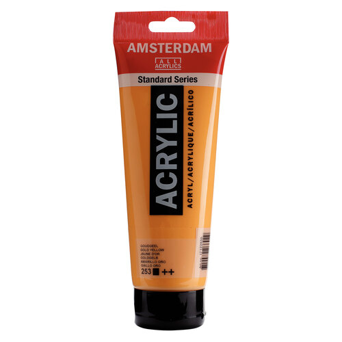 Royal Talens Amsterdam Standard Series Acrylverf Tube 250 ml - Goudgeel 253
