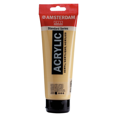 Royal Talens Amsterdam Standard Series Acrylverf Tube 250 ml - Napelsgeel Donker 223