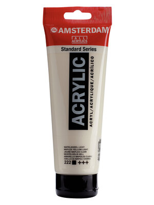 Royal Talens Amsterdam Standard Series Acrylverf Tube 250 ml - Napelsgeel Licht 222 Royal Talens Amsterdam Standard Series Acrylverf Tube 250 ml - Napelsgeel Licht 222